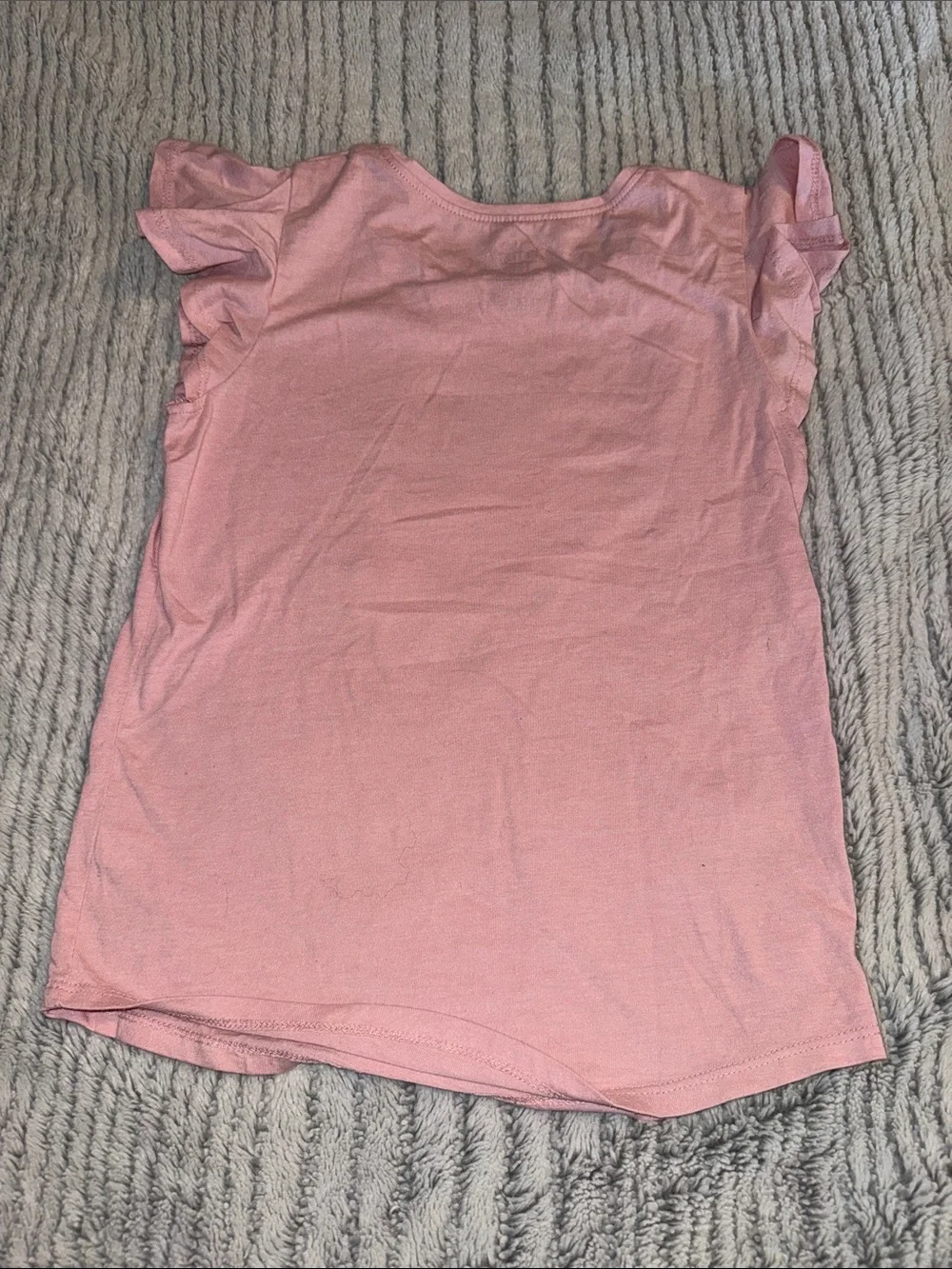Girls' Pink Sequin Unicorn Tee